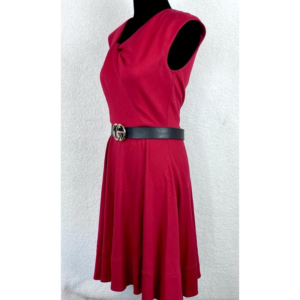 ELIZA J • Red Twist Knot Sleeveless Mini Dress, 2P - Picture 6 of 16